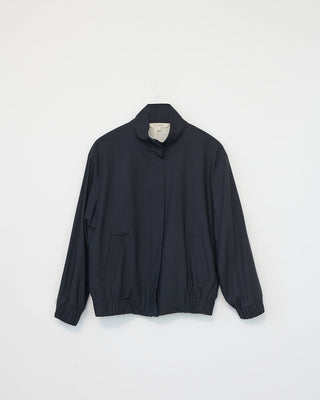 AF Agger - Tropical Wool Tracksuit Top - Navy