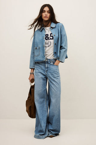 BA&SH - Tiny Jacket - Blue Jean