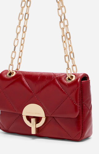 VANESSA BRUNO - Small Moon Bag - Rubis