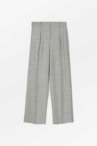 SKALL - Thom Trousers - Light Grey Melange