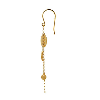 STINE A - Sun and Moon Earring with Chain