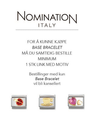 Nomination - 17 Links, Classic Base Bracelet Gold