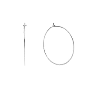 Pico Copenhagen - Alma Large Hoops - Silver