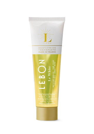 Lebon - FLAVOURCARE Økologisk Tannkrem - Le White 25 ml - Sweet Mint + Green Tea