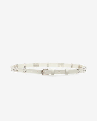 ISABEL MARANT ÈTOILE - Odena Belt - Chalk/Silver