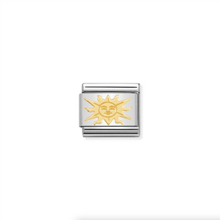 Nomination - Link 18k gold SUN