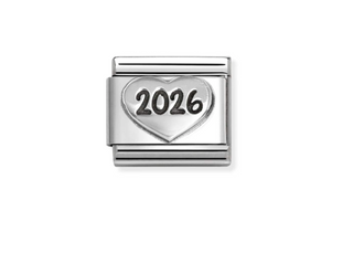 Nomination - Link OXIDIZED SYMBOLS 925 Sterling silver HEART 2026