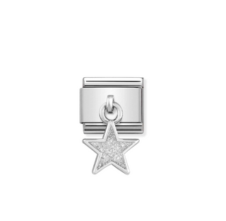 Nomination - Link CHARMS 925 sterling silver  GLITTER STAR