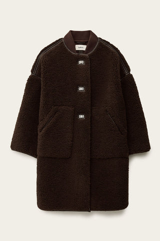 BA&SH - Millie Coat - Chocolat