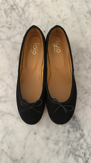 Lolo Ballerina - Dolce Vita Suede - Nero