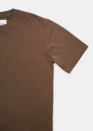 AIAYU - Lou Circular Tee - Coffee