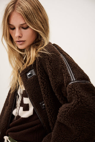 BA&SH - Millie Coat - Chocolat