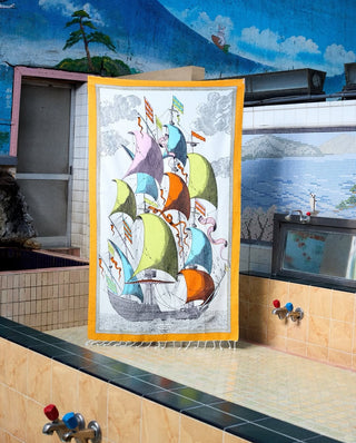 INOUI - Beach Towel 100 Des Rives Et Des Reves - Multico