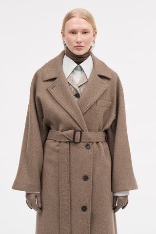 MKDT STUDIO - Clancy Wool Coat - Taupe