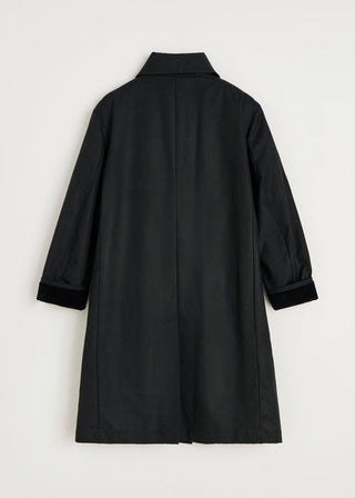 AIAYU - Noor Coat Oilskin - Black