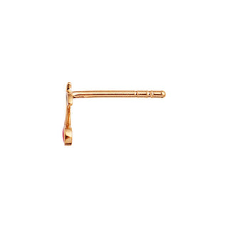 STINE A - Petit Cherry Earring Gold Enamal