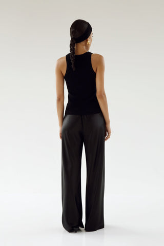 ALMADA LABEL - Bias Satin Pants - Black