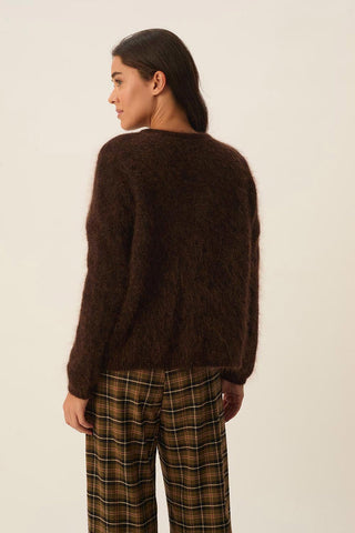 DES PETITS HAUTS - Bea Cardigan - Coffee