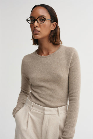 ALMADA LABEL - Awa Crewneck Sweater - Nougat