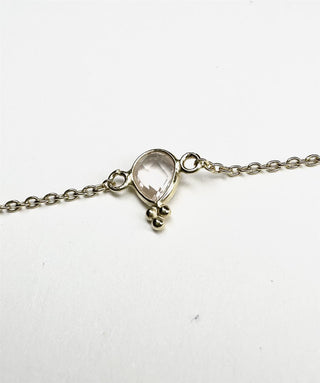 Rose Marie Paris - Bracelet Mini Ovale Pierre