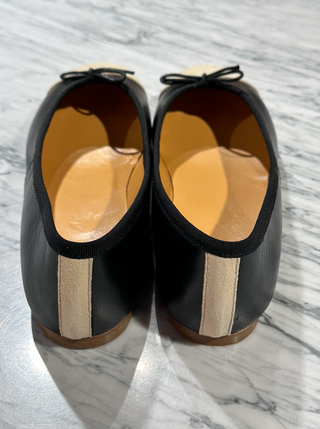 Lolo Ballerina - Coco Suede - Nero/Vanilla
