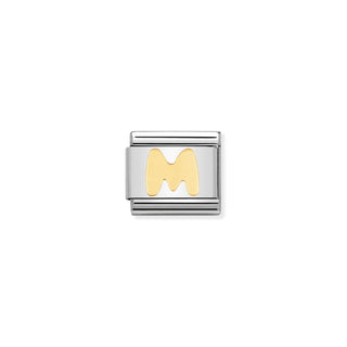 Nomination - Link LETTERS 18k gold M