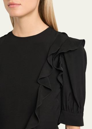 ULLA JOHNSON - Carmen Blouse - Noir