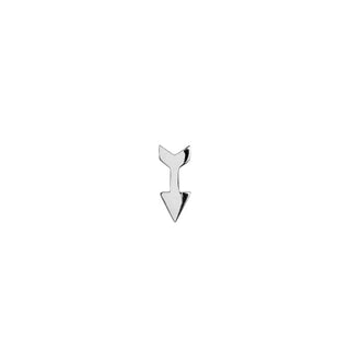 STINE A - PETIT LOVE ARROW EARRING - SILVER Single