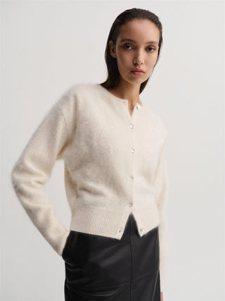 ALMADA LABEL - Coco Brushed Cardigan - Vanilla