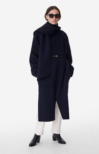 VANESSA BRUNO - Valeran Coat - Navy