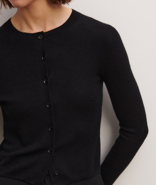 BOMPARD - Plain Knit Cardigan - Noir