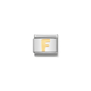 Nomination - Link LETTERS 18k gold F