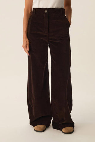 DES PETITS HAUTS - Ephyre Pantalon - Coffee