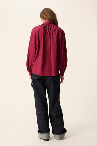DES PETITS HAUTS - Trefle Blouse - Ruby