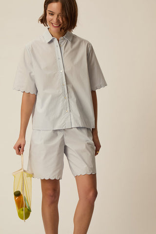 DES PETITS HAUTS - Rebeka Shirt - Celeste