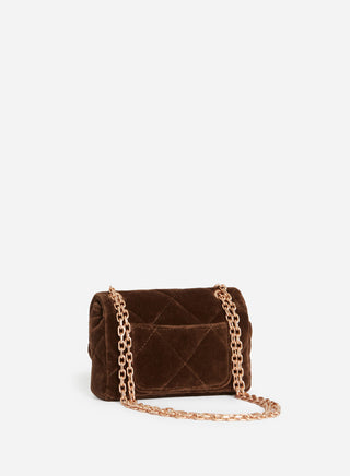 VANESSA BRUNO - Nano Moon Handbag - Brown