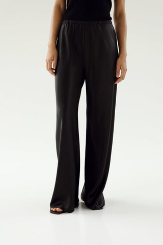 ALMADA LABEL - Bias Satin Pants - Black