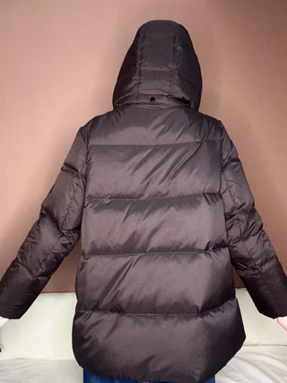 YVES SALOMON - A Line Down Jacket Lambswool - Mocha