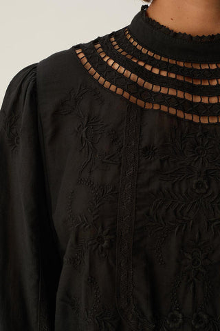 DES PETITS HAUTS - Ethan Blouse - Noir