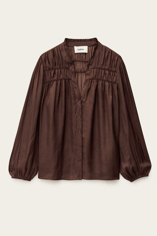 BA&SH - Cessia Shirt - Chocolat