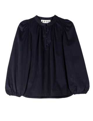 APOF - Audrey Shirt - Navy Baby Cord