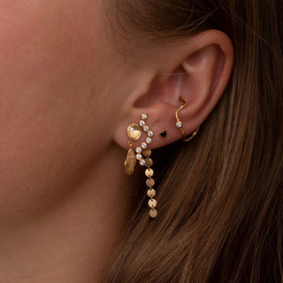 STINE A - Midnight Sparkle Small Earring - Left Single