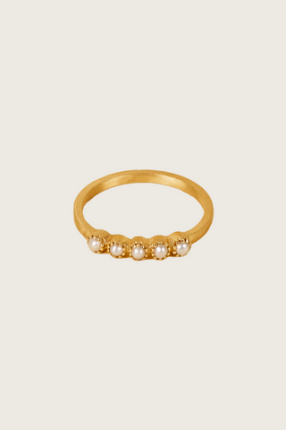 SHANSHAN PARIS - Virgi Ring - White Pearl