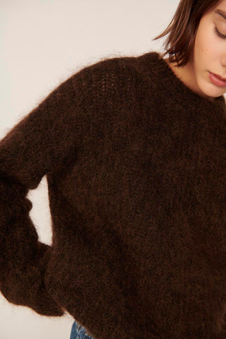 DES PETITS HAUTS - Burma Sweater - Coffee