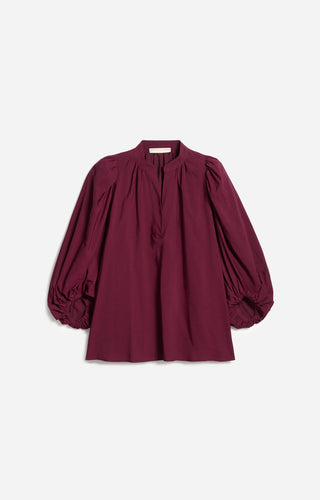 VANESSA BRUNO - Bell Blouse - Lie De Vin