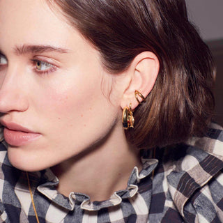 Feeka - Grace Blouse - Carreau Noir/Ebene