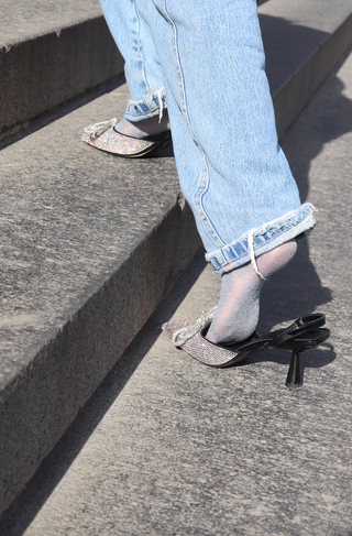 Pico Copenhagen - Thin Shimmer Sock - Dusty Lavender