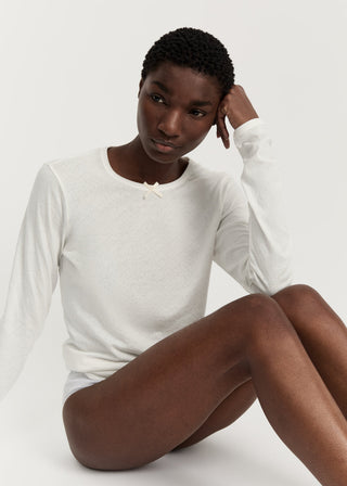 AIAYU - Messhu Long Sleeve - Pure Ecru