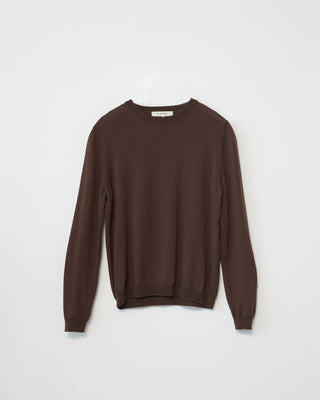 AF Agger - Merino Knit Crew Neck - Brown
