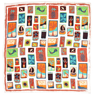 LES BELLES VAGABONDES - Mini Postcard - Orange